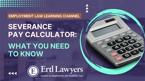 Severance Calculator .